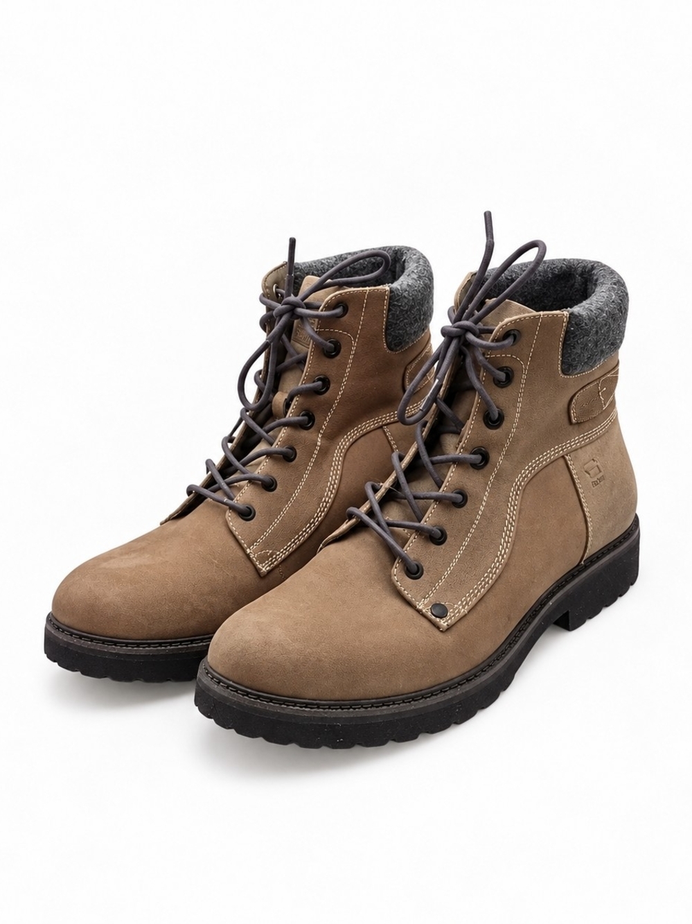 G-Star RAW Carbur Khaki Leather Combat Boots Mens US 12 NWOT